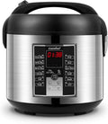 COMFEE' Rice Cooker for 20 Cups Cooked Rice with Functions for Multi Cook, Slow Coor, Steam, Stew, Sauté, and Quick Cook with BPA-Free Nonstick Inner Pot