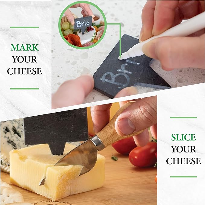 Custom 4-Drawer Bamboo Cheese Board with Utensils Set, Personalized Charcuterie Boards Gift Set, for Kitchen & Entertaining,Wedding,Bridal Shower,Birthday Gift,Housewarming Gift
