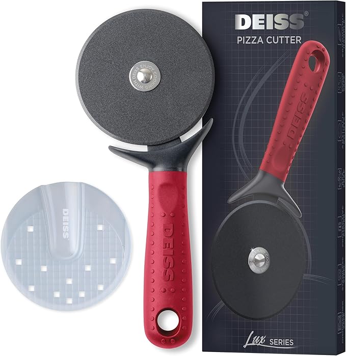 Deiss Lux Heavy Duty Pizza Cutter and Deiss PRO Apple Slicer & Apple Corer Tool