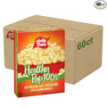 Jolly Time Healthy Pop Microwave Popcorn, 1.2oz Personal Bag, 10 Bags Per Carton (Healthy Pop 100's - Butter & Sea Salt,1.2 Ounce (Pack of 60))