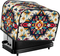Southwestern Pattern Covers for Toasters 4 Slice,Cute Funny Bread Machine Cover with Handle,Washable Stain Resistant Kitchen Small Appliance Cover Dining Decor