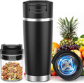 Portable Blender for Mothers Day Gift Smoothies&Shakes 24oz Insulated Cup Cordless, Personal Licuadora Portatil With Stainless Steel, USB-C Rechargeable, BPA Free, Ideal Gift for Men Women