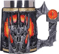 Nemesis Now Lord of the Rings Tankard, Hand-Painted Resin Mug, Officially Licensed Collectible, 15.5cm - Sauron