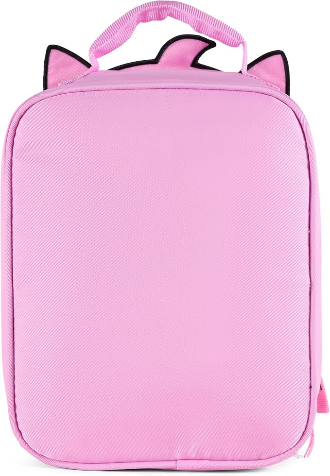 AI ACCESSORY INNOVATIONS Sonic The Hedgehog Insulated Lunch Box, Amy Rose Mini Gaming Cooler with 3D Features & Top Padded Handle, Pink