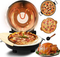 Pizza Oven 12 Inch Electric Pizza Oven Indoor, 1200W Portable Countertop Pizza Maker with Viewing Window, Heats Up To 800°F, Pizza Maker Machine for Home