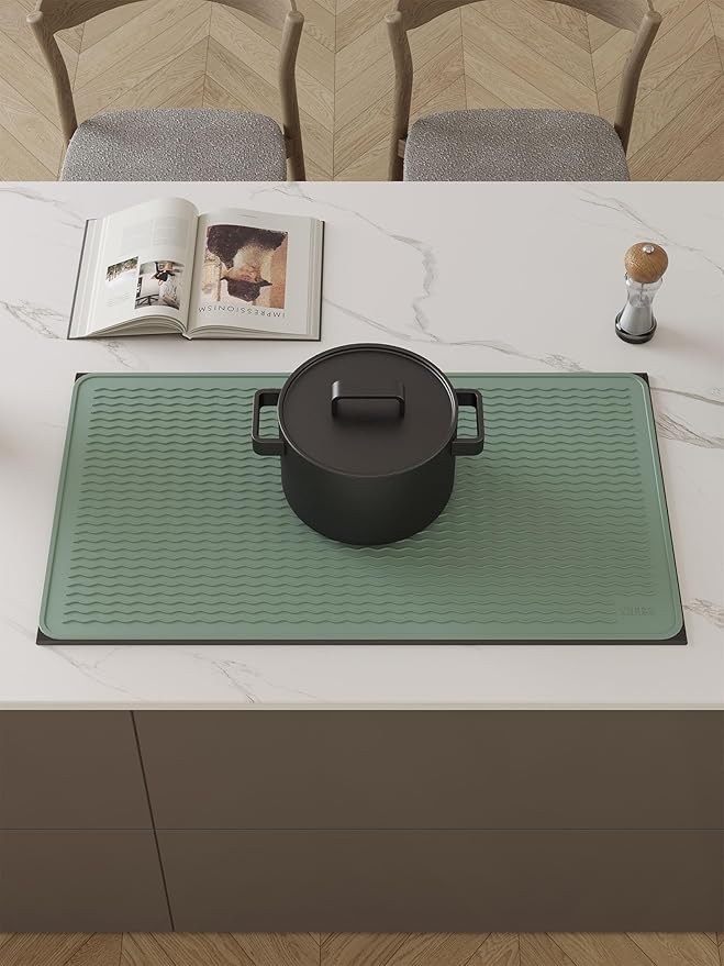 XiFEO Stove Top Covers for Electric Stove, Food Grade Heavy Duty Silicone Glass Stove Top Cover Protector, Induction Cooktop Protector, Heat Resistant Range Ceramic Stove Top Covers Mat, Oven Cover