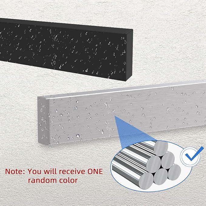 19 Inch Magnetic Knife Holder with Hooks, Strong Wall Mount Magnetic Knife Rack for Kitchen, Stainless Steel Knife Strip Organizer for Utensils, Spoons, Forks