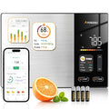 Atogou Smart Food Kitchen Scale with Nutrition Calculator, Color Display & Free App, Precise Portion Control, Calorie & Macro Tracking for Weight Loss & Meal Prep Black