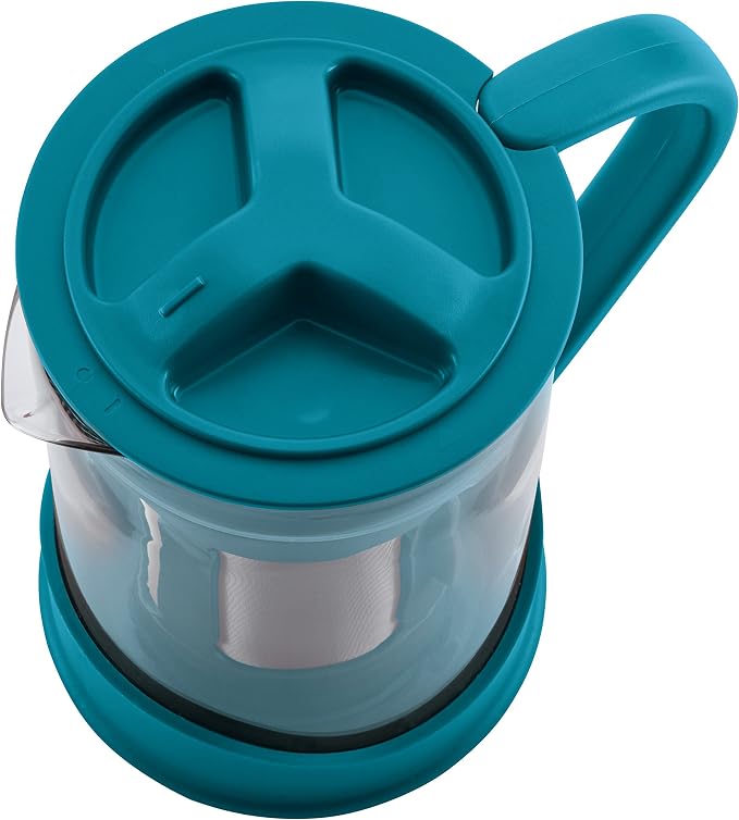 BonJour 50.7oz Cold Brew Coffee Maker, Aqua