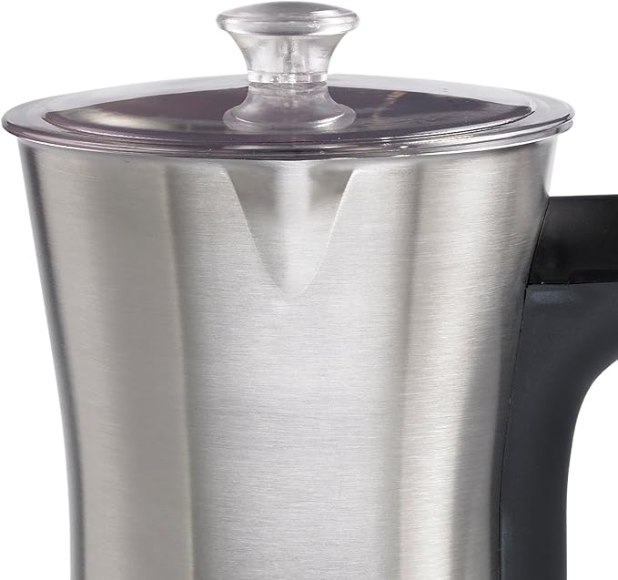 Brentwood Appliances TS-117S Electric Turkish Coffee Maker, 4-Cup, Stainless Steel/Black