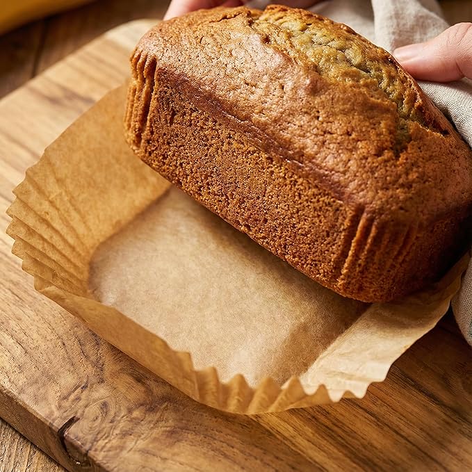 Loaf Pan Liners, 160Pcs Bread Pan Liners for Baking Bread 9x5, 9.5 x 5 Inch, Food Grade, Oil Proof, Heat Resistant, Non-Stick Disposable Parchment Paper for Oven, Air fryer, Pans, Baking
