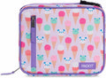PackIt Freezable Classic Lunch Box, Ice Cream Critters, Built with EcoFreeze Technology, Collapsible, Reusable, Zip Closure With Zip Front Pocket and Buckle Handle, Designed for Fresh Lunch On the Go