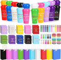 141Pcs/20Set Employee Appreciation Gift Bulk Inspirational Thank You Gift with 16oz Plastic Tumblers Notebooks Pen Silicone Bracelets Keychain for Christmas Team Staff Teacher Nurse Coworker Volunteer