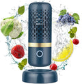 Cudinham Fruit and Vegetable Purifier Cleaner Washing Machine Upgraded Capsule Shape Disinfection OH-ion Purification Technology for Cleaning Veggie Grains Rice Meat Seafood, Blue Ocean