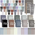Shellwei 90 Pcs Employee Appreciation Gifts Bulk 24 oz Thank You Tumbler with Lid and Straw Mini Spiral Notebooks and Pens Appreciation Gifts for Team Employee Coworkers Teacher (Bright)