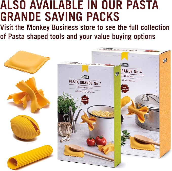 The Original Ravioli-Shaped Spoon Rest | Spoon Rest for Kitchen Counter | Cool and Cute Kitchen Accessories | from a Collection of Different Pasta-Shaped Unique Kitchen Gadgets | by Monkey Business