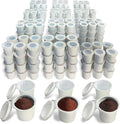 288 iFillCup Pods – Fresh Fill Your Favorite Coffee, Fits all K Cup Brewers, Save $Hundreds, DeepBrew Filter Holds 50% More Coffee for a Richer or Larger Brew, Elevate Your K Cup Experience (White)