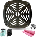 2.6QT Air Fryer Crisper Tray for Dash Air Fryers, Upgraded Air Fryer Grill Pan, Air Fryer Grill Plate, Air Fryer Grate Insert Rack Grid for Dash Air fryer, Nonstick, Dishwasher safe