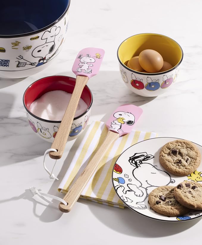 Lenox 898261 Chef Snoopy Spatulas, Set Of 2, Pink