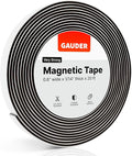 GAUDER Self-Adhesive Magnetic Tape Strong - Foam Adhesive Magnetic Strips for Uneven Surfaces - High Strength Magnet Roll with Enhanced Adhesion and Optimized Force (20 ft x 0.6 in)