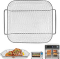 GCQ Air Fryer Basket for Emeril Lagasse Everyday 360 26 QT Extra Large Air Fryer, 12.5''×10.2''×1.3'' Steel Air Fryer Accessories Replacement Parts Wire Rack