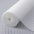 Shelf Liners for Kitchen Cabinets Refrigerator Liners Waterproof & Oil-Proof Kitchen Cupboard Liner Non-Slip Drawer Mats EVA Material Non Adhesive Fridge Liner for Shelves Clear 35.4 x 236.2 Inches