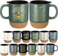 Didaey 12 Pcs Man of God Gifts for Men Christian Mugs Bulk with Cork Bottom 15 oz Bible Verses Cup Ceramic Religious Coffee Mug Thank You Gift for Father Dad Grandpa Church Christmas (Multicolored)