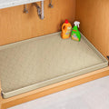 Jin&Bao Waterproof Under Sink Mat 28" x 22", Thick Silicone Mat Cabinet Protector for Kitchen and Bathroom, Shelf Liner, Home Organizer and Storage, Multipurpose Tray for Gadgets and Essentials