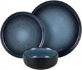 Plates and Bowls Sets,12 Pieces Round Porcelain Dinnerware Sets,Dishes, Plates, Dishware Sets,Chip Resistant Ceramic Dish Set Dining Dinner Ware Service for 4