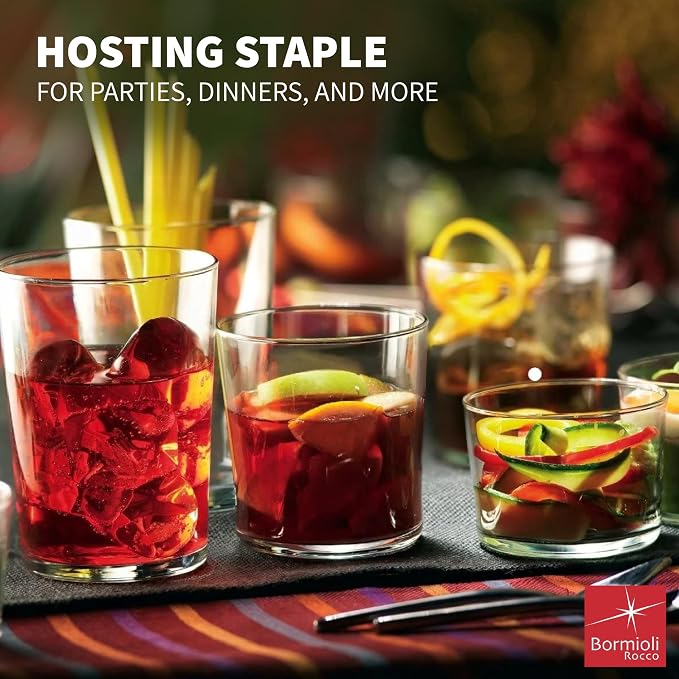 Bormioli Rocco Bodega Tumbler Maxi - Clear, Set of 6