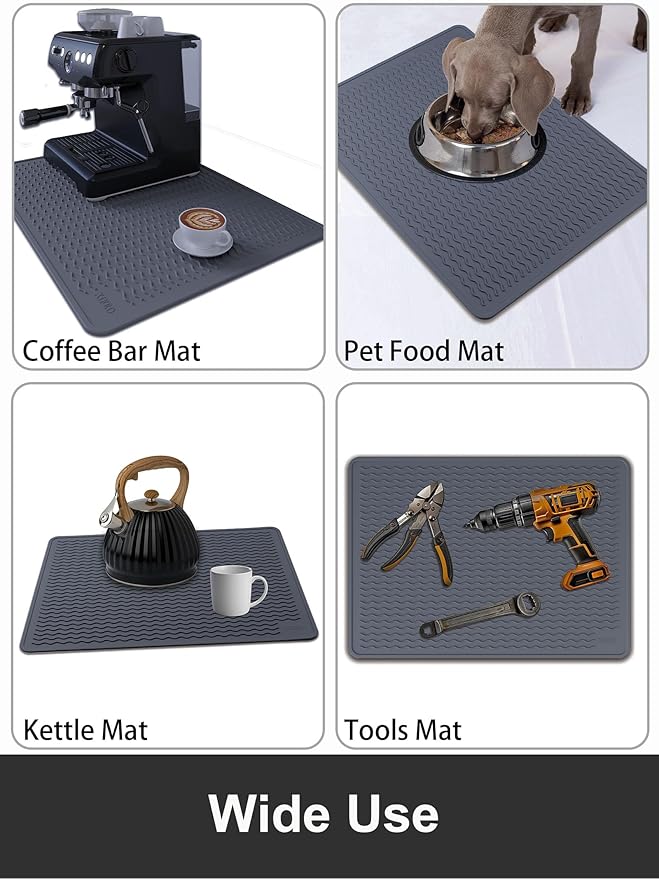XiFEO Stove Top Covers for Electric Stove, Food Grade Heavy Duty Silicone Glass Stove Top Cover Protector, Induction Cooktop Protector, Heat Resistant Range Ceramic Stove Top Covers Mat, Oven Cover