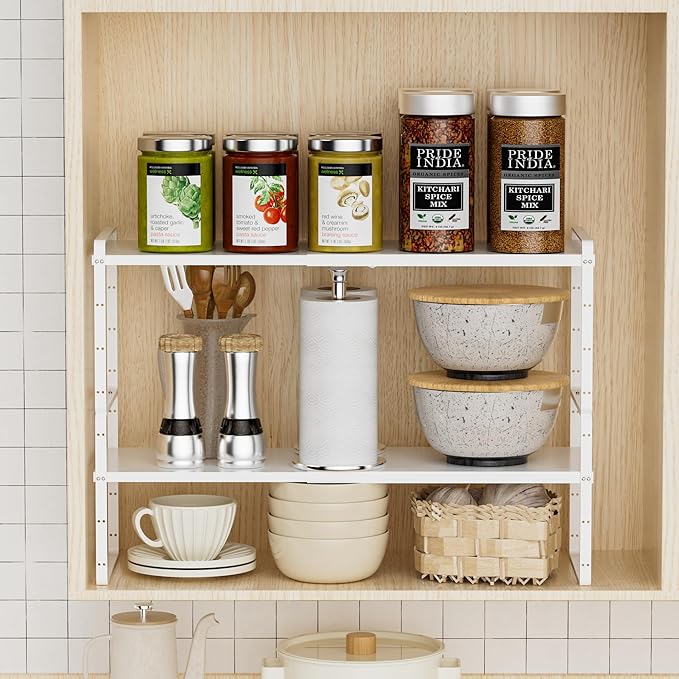 Cabinet Organizer Shelf Expandable Cabinet Space Rack Kitchen Sink Grid Protector Sink Bottom Grid Stainless Steel Sink Grate