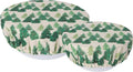 Now Designs Woods Save It Reusable Cotton Bowl Covers 7.5 and 9.25 inch, Set of 2
