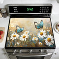 Stove Top Covers for Electric Stove: Heat Resistant Protector Glass Stove Top Expands Counter Space, Stylish Kitchen Decor (J2483)