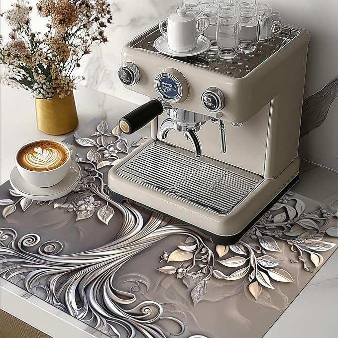 HOMETITUTE Tree of Life Stove Top Cover For Electric 28 x 20 inch Gas Stove Cover Pad Glass Flat Stovetop Covers Mat for Kitchen Fit Under Coffee Absorbent Mat Diatomite