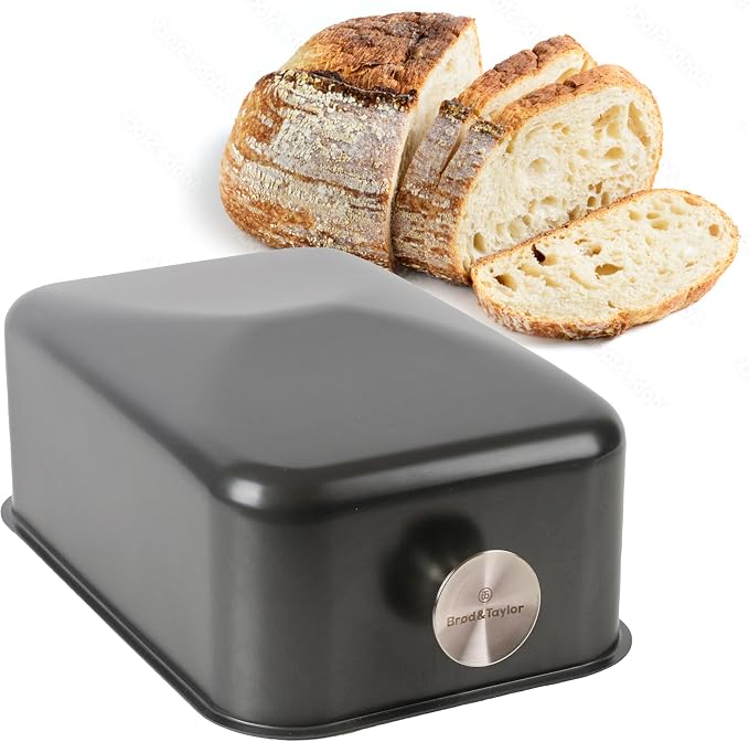 Brod & Taylor Ultralight Baking Shell for Sourdough Bread (Batard) – No Preheating Needed for Crispy Crust and Even Baking