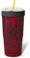 Frost Buddy Togo Buddy 30 oz Stainless Steel Vacuum Insulated Tumbler To Go Coffee Cup – Iced Coffee Cups, Iced Coffee Sleeve, Travel Mug, Thermal Cup for Hot & Cold Drinks, Dunkin Cup (Knotty)