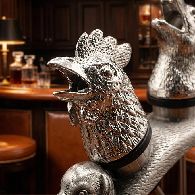 Animal Wine Pourer and Wine Bottle Stopper Holde Display Unique Wine Accessories