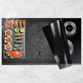 Cook's Aid Large Induction Cooktop Protector Mat 21.2x35.4 Inch,Translucent (Magnetic) Stove Top Cover for Electric Stove, Silicone Stove Mat for Glass Top Stove,Glass Top Stove Cover (LTSICT10)