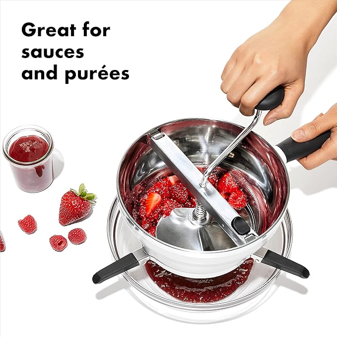 OXO Good Grips Stainless Steel Food Mill + OXO Good Grips 3-in-1 Adjustable Potato Ricer