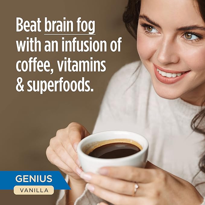 VitaCup Genius Vanilla Keto Coffee Pods w/MCT Oil, Turmeric, B Vitamins, & D3 for Energy & Focus in Single Serve Pod Compatible with K-Cup Brewers Including Keurig 2.0, 64 CT