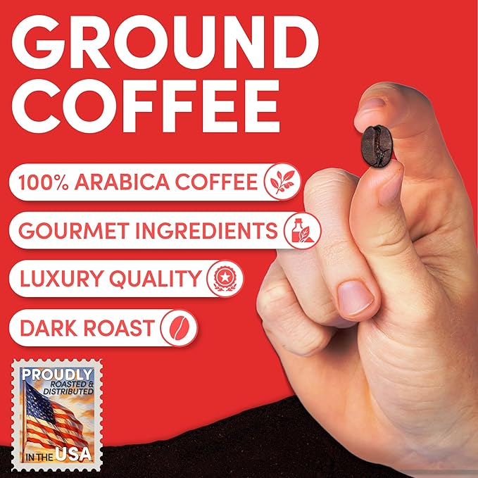 Decaf Ground Coffee | Medium Roast Decaffeinated Coffee | Smooth Low Acid Ground | Specialty Grade, Mold-Free | 12 oz