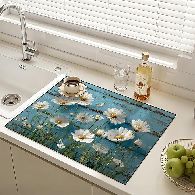 Stove Top Covers for Electric Stove: Heat Resistant Protector Glass Stove Top Expands Counter Space, Stylish Kitchen Decor 28.5'' 20.5''