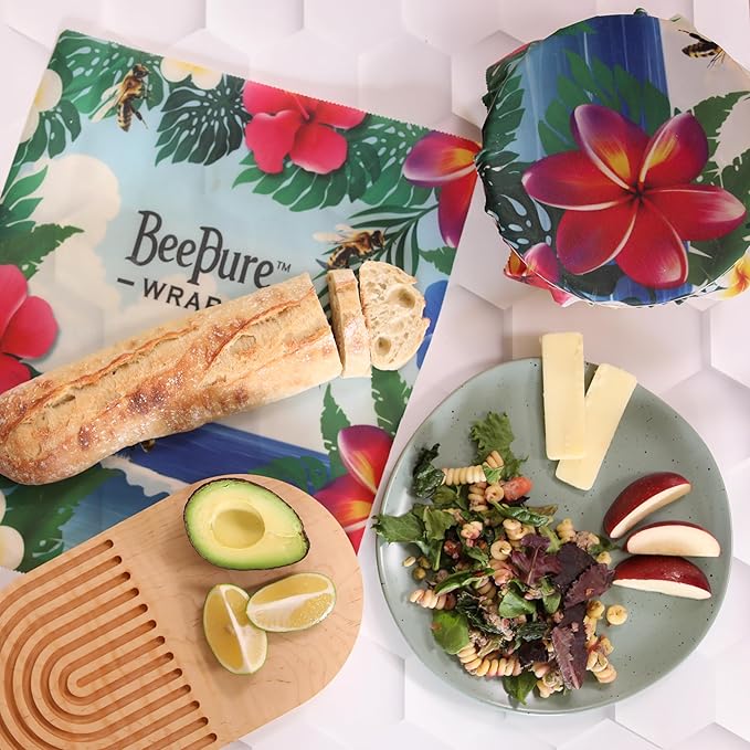 Reusable Beeswax Food Wrap Roll – Bees in Paradise