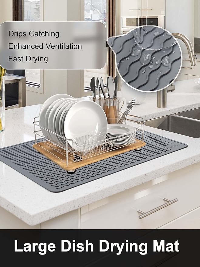 XiFEO Stove Top Covers for Electric Stove, Food Grade Heavy Duty Silicone Glass Stove Top Cover Protector, Induction Cooktop Protector, Heat Resistant Range Ceramic Stove Top Covers Mat, Oven Cover