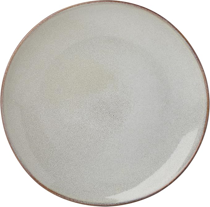 Oneida Dinnerware Sets, Organic Shades Gray 12-Piece Dinnerware Set, Set for 4, Service For 4, Stoneware Material, Dishwasher and Microwave Safe, Plates And Bowls, Dinner Dishes, Home (Gray, 12 Piece)