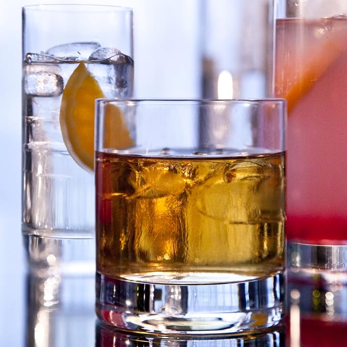 Luigi Bormioli Classico Double Old-Fashioned Glasses - Clear, Set of 4