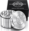 2.5" Solid Stainless Steel Spice & Herb Grinder for Kitchen | Strong Magnetic Lid, Precision-Cut Teeth, Brushed Finish, Gift-Ready
