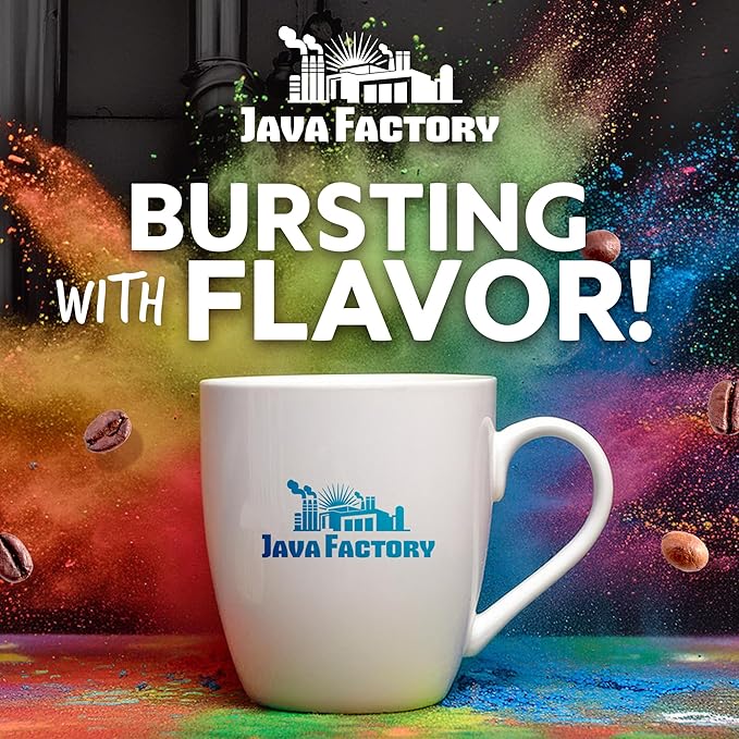 Java Factory Flavored Coffee Pods, Cherry On Top, Compatible with K Cup Brewers, 40 Count