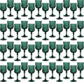 Plastic Wine Glasses, Plastic Goblets Vintage Style Cordial Unbreakable Drinking Glasses, Reusable Drinkware for Wedding Reception, Grand Event Party Supplies (48, Green)